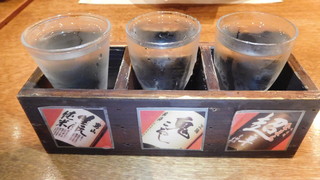札幌銀鱗 - 北海道日本酒三点