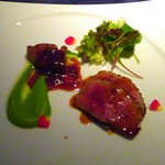 鴨肉とフォアグラの前菜