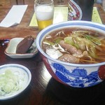 きそば若井 - 料理写真:鴨南そば800円