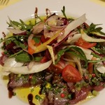 オステリア　デッラ　カパンナ - 戻り鰹のカルパッチョ2016，9