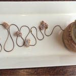 パティスリー オー フィル ドゥ ジュール - 綺麗な模様が描かれてます(*^^*)