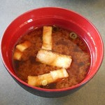 とんかつ 濵かつ - 味噌汁 2016.8