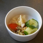 とんかつ 濵かつ - 香の物 2016.8