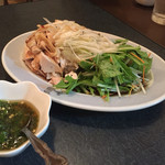 たみや - 蒸し鶏とほっちゃれ