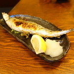 きぐら茶屋 - 2016秋刀魚塩焼尾っぽから