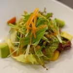 鉄板焼ダイニングKUNI - ランチのサラダ