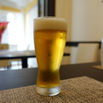 鉄板焼ダイニングKUNI - ランチビール