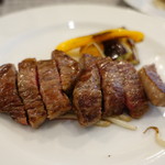 鉄板焼ダイニングKUNI - 黒毛和牛A5ランプステーキ