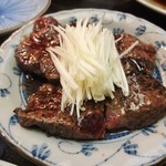 大衆料理　川治 - 鯨(16-09)哺乳類ですからね。ステーキでした♪