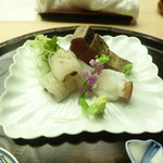 懐石料理 桝田 - お造り（蛸、鱧、鰹）