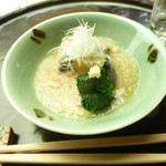 懐石料理 桝田 - 野菜の蟹あんかけ