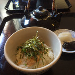 懐石一空 - 締めは茶漬け