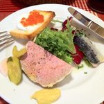 ランチの前菜盛り合わせ