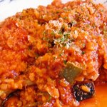 バッカナーレ - 若鶏のトマトチーズリゾット「あっぷ図」