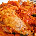 バッカナーレ - リゾットの中に大きなチキンが＾＾♪