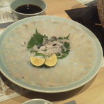Torafugu Tei - フグ刺し。見ても綺麗で食べると美味しい！