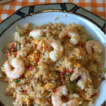 ユアーズ・キッチン88 - エビピラフ。エビがゴロゴロ