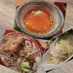 八百亀 - ＜2016／７月夜＞一皿目をアップで。