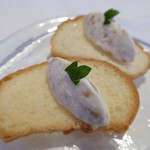 リストランテ・マッサ - シェフが作った梅酒の梅がペーストになっている