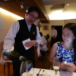 リストランテ・マッサ - 支配人（ソムリエ）の好感度の高いサービス姿勢