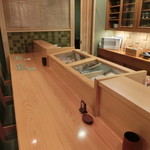 八百亀 - カウンター席