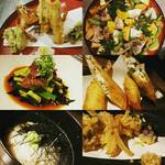 大和製麺 - とある日の夜のコース料理