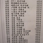 銘鶏やき鳥 鳥仙 - 日本酒メニュー