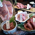 秋田牛玄亭 - お勧め五点盛り・・。