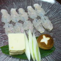 ぎをん や満文 青木庵 - 夏の鱧湯引き