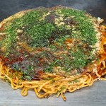 Okonomiyaki Matoba - そば肉玉W