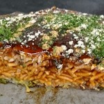 Okonomiyaki Matoba - そば肉玉W