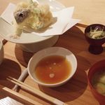 AKOMEYA厨房 - 一汁三菜膳 季節野菜と鱧の揚げ物膳