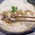 九十九 - ググっと蕎麦をムースに絡めて・・