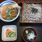 やわら亭 - 蕎麦&ミニ天丼セット