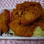 おふくろ弁当 - どでかいから揚げが６個も！！！