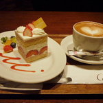 ig cafe - ガトーフレーズ+カプチーノ