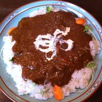 国立カレー処 いんでぃ庵 - きのこカレー（大盛り） \800+\100