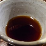 酒盃 - 出汁は甘い系の味です。