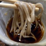 酒盃 - すると、蕎麦がより一層美味しくいただけました。