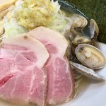 麺屋りゅう - 冷やしラーメン（塩）（アップ）