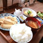珈琲と定食 MoRiSaN - 20160906だし巻と肉じゃがの和定食