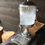 生瀬ヒュッテ - 冷たいお水のサービス