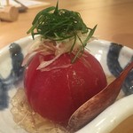 太閤うどん - Aug2016 まるごと出汁トマト４８０円