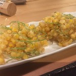太閤うどん - Aug2016 トウモロコシかき揚げ６８０円