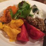 らんぷ亭 - 野菜の盛り合わせ 可愛く美しい