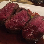 らんぷ亭 - 鹿のロースト  火入れとやすませ方が完璧です