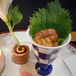 平花とんぼ - お造り雲丹です。