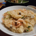 平花とんぼ - 土鍋の桜海老の釜飯