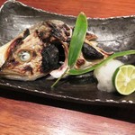 銀平 - 焼魚料理（シオ（カンパチの幼魚））のアップ