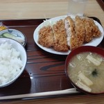 Ootorishouten - 日替わりチキンカツ定食半ライス４９０円